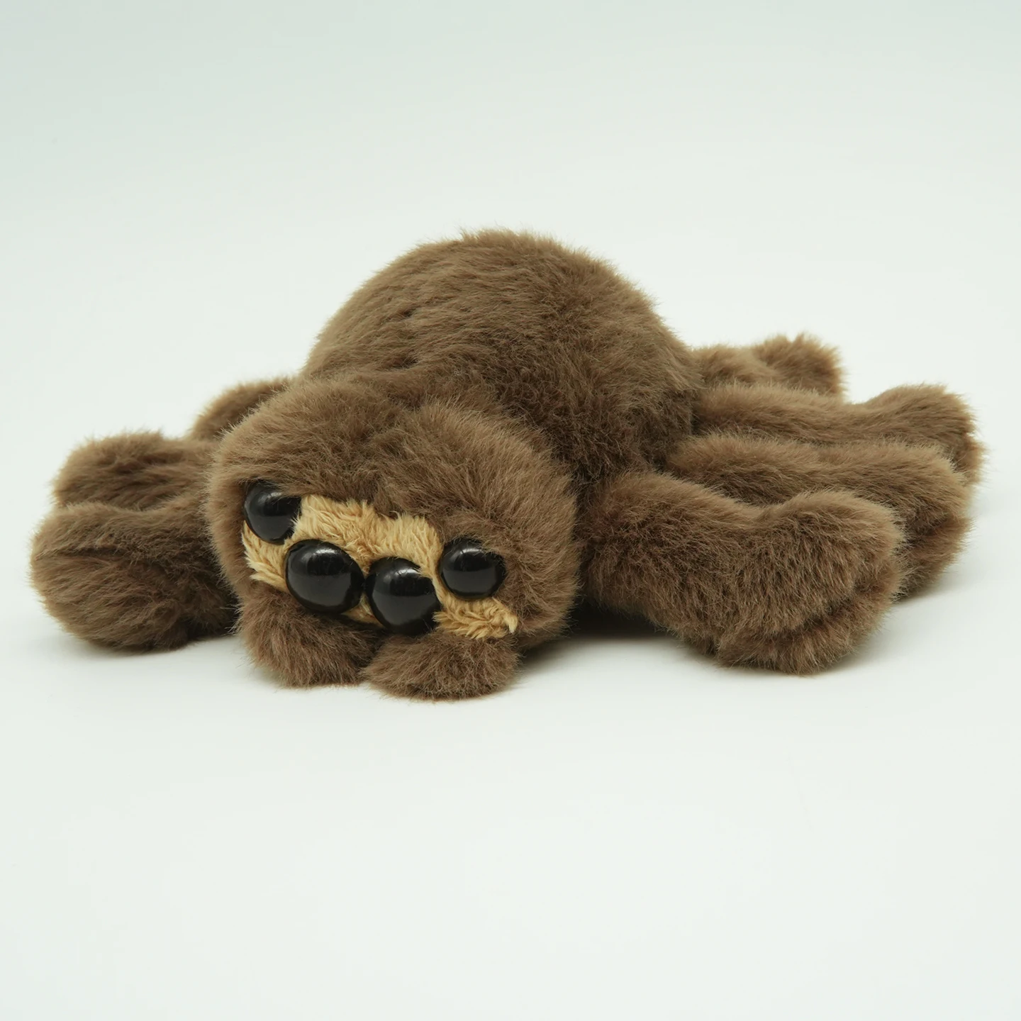 TreasuringU Braune Spinnen-Plüschtiere Niedliche Kleine Spinnen Stoffpuppe Cartoon-Tiere Plüsch-Schlüsselanhänger Kinder Halloween Geschenke – Detail 4