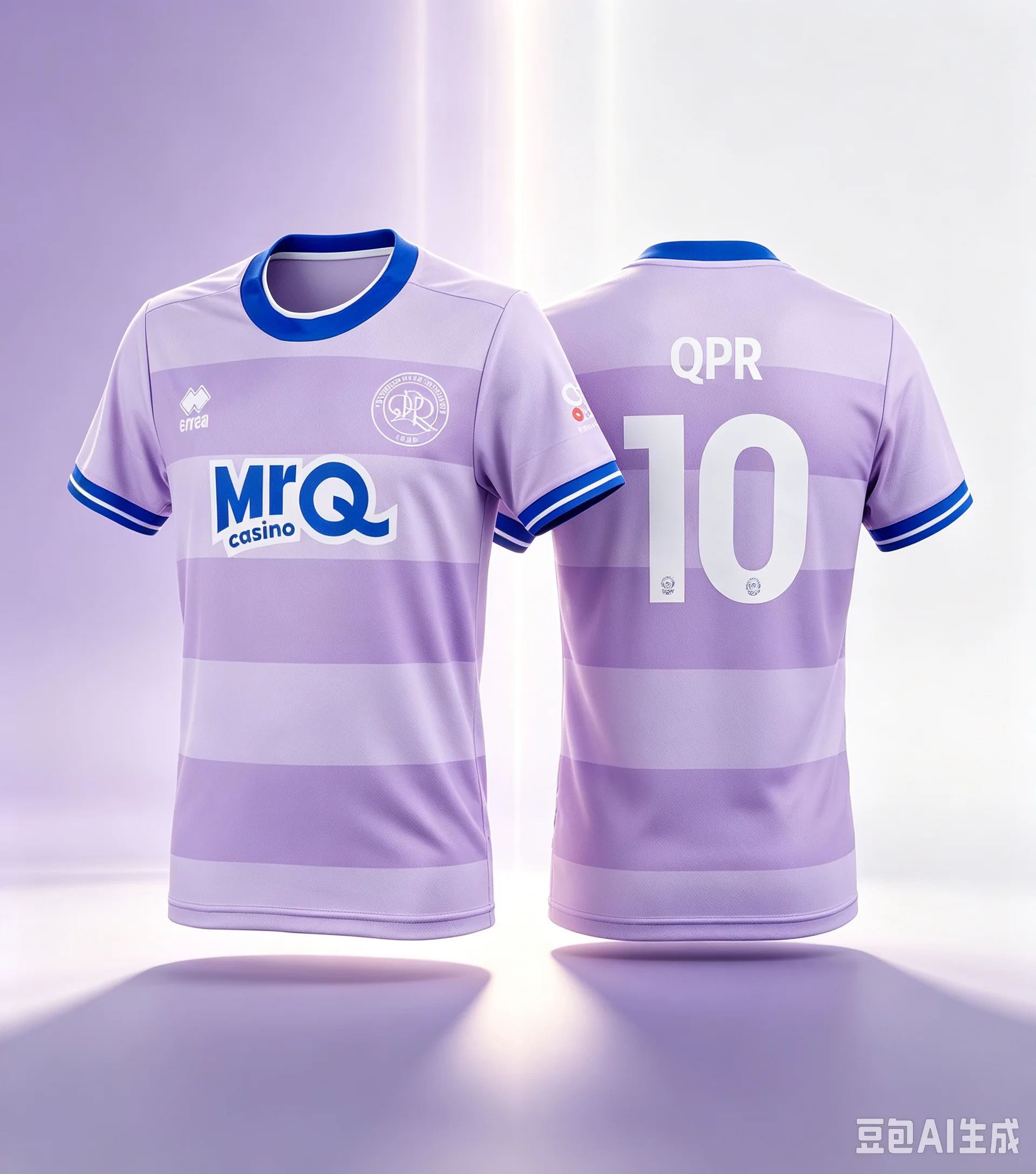 2026/27 New Men's QPR Competition Jersey 3D Print Y2K Oversized Quick Drying Sports Shirt for Daily and Training Wear T-shirt