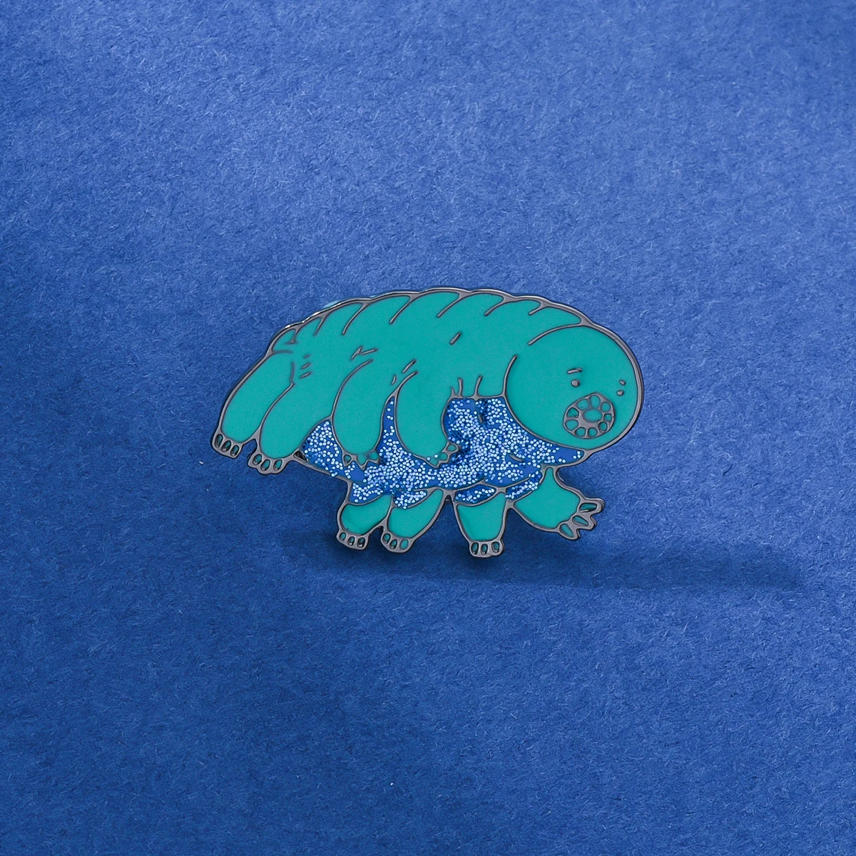 Catuni Cute Tardigrade Microbes Pin Enamel Brooch Biology Water Bear Lanyard Lapel Backpack Badge Gift for Student Unisex