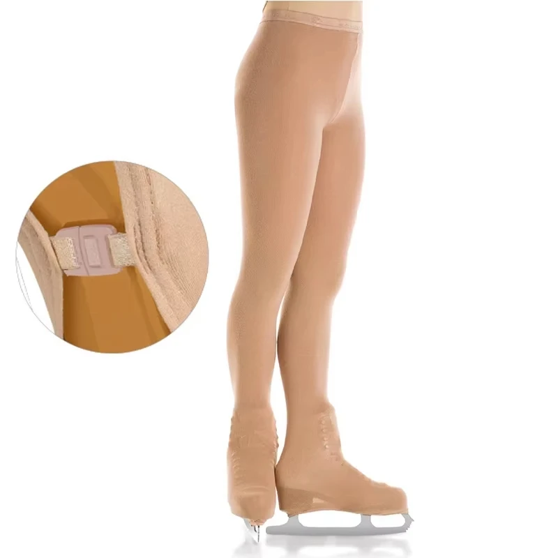 Gymnastics Leotard Ice Skating Pants Ski Socks Figure Skating Pantyhose Adult Children Girls Tights Adult Fitness Legging
