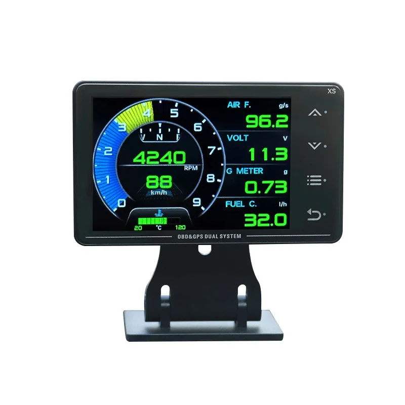 Hot Sell Universal Car Modification Instrument, XS Multi-function LCD OBD3 with GPS, Car ECU Reader for Car Safety Inspection