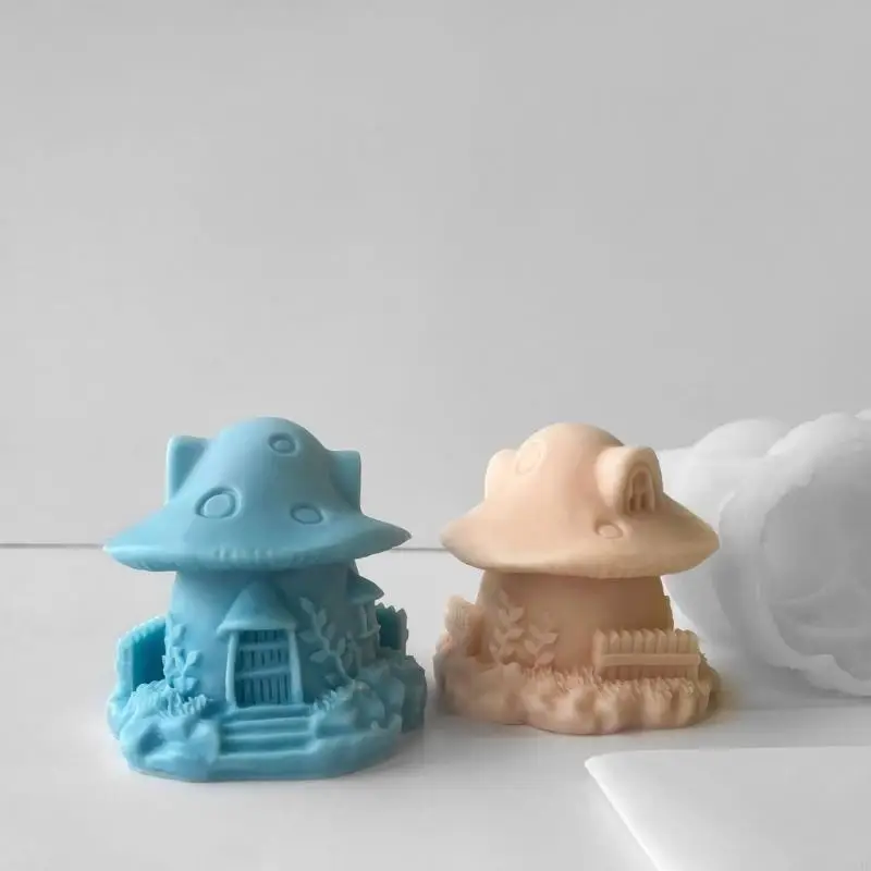Portable Sturdy Silicone Mold Mushroom House for Hobbyists and Bakers