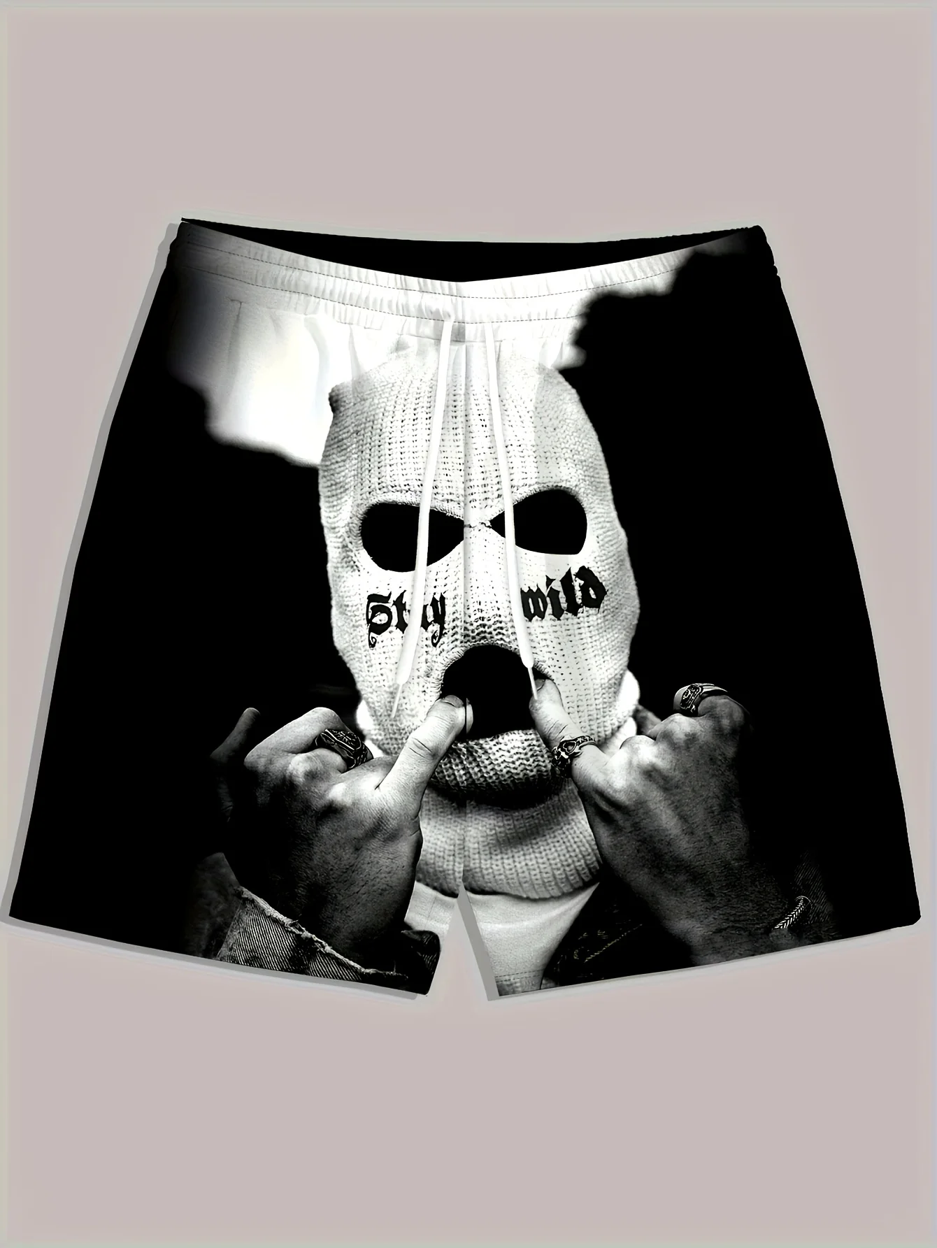 2026-27 New Men's Sports Quick Drying Shorts 3D Printed Y2K Oversized Casual Shorts Suitable for Daily and Training Wear