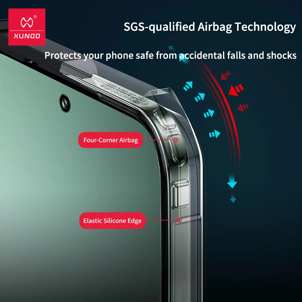 Xiaomi 15 Pro Mi 15 케이스 에어백 충격 방지 쉘 렌즈 Xiaomi 15 Pro 용 전체 보호 백 스트라이프 투명 커버