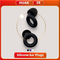 HUAK Ear Plugs- Stylish Certified Hearing Protection for Concerts & Festivals, Live Events, Musicians, Sports, DJs and Nightlife