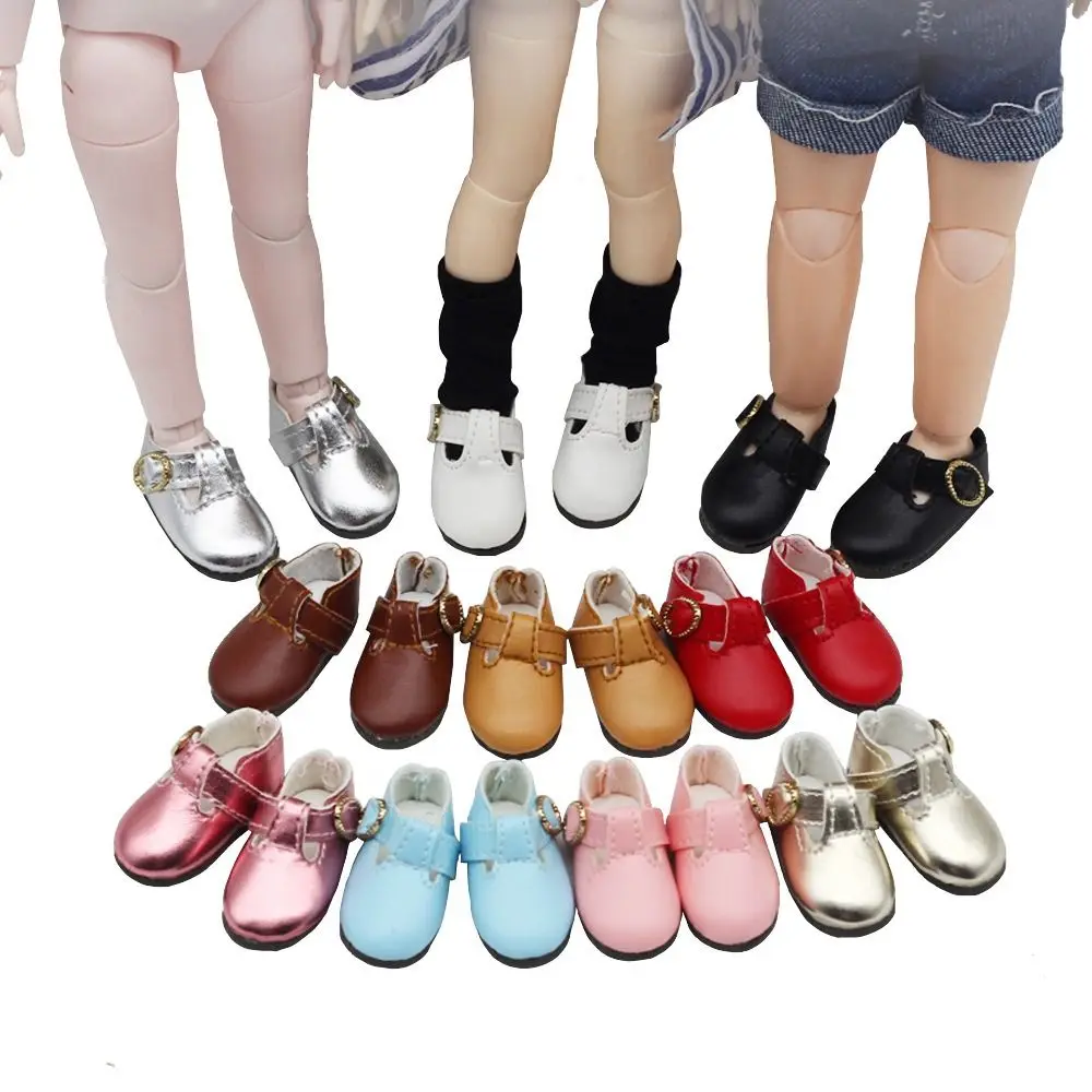 

4.6*2cm Colorful Shiny Sneakers Doll Shoes for 30cm 1/6 BJD Cothon Dolls Mini Shoes Clothes Set Accessories Toys for Girl