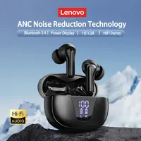 Auricular Bluetooth inalámbrico Lenovo XT58 360 ° Auriculares deportivos con reducción de ruido y pantalla LED con sonido estéreo, para música, 2025