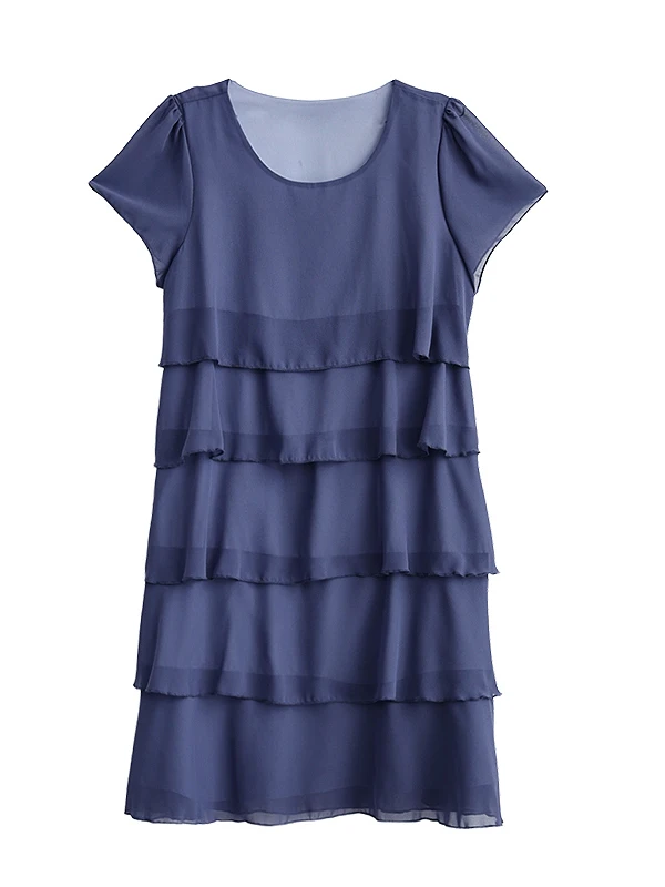 Vestido de Gasa Moderno para Mujer, Hoado, Talla ande, Largo Midi, ro, Rejuvenecedor, Moldeador de Abdomen, Falda Tip...