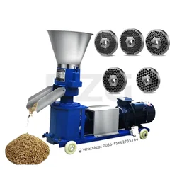 250-350KG/H Livestock Feed Pellet Machine Pelletizer Machine For Indonesia Fish Cattle Chicken Feed Pellet Making Machine