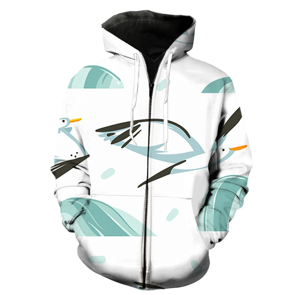 

Abstract Animal Eyes Men's Zipper Hoodie Long Sleeve Fashion Sweatshirts 3D Print Hip Hop Streetwear With Hood Jackets Teens