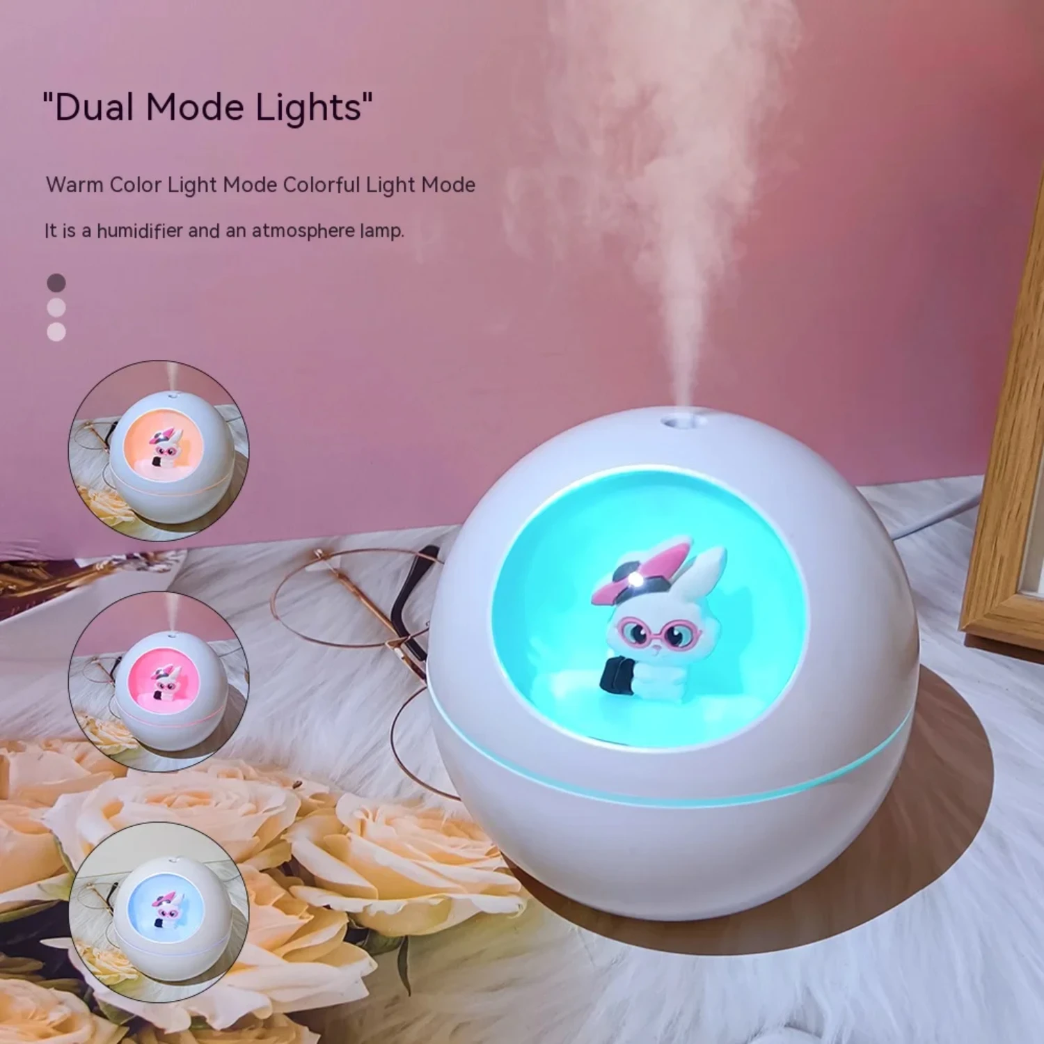 NEW Enhance your mood with this charming and compact Romantic Light USB Car Purifier Air Aromatherapy Essential Oil Diffuser Duo