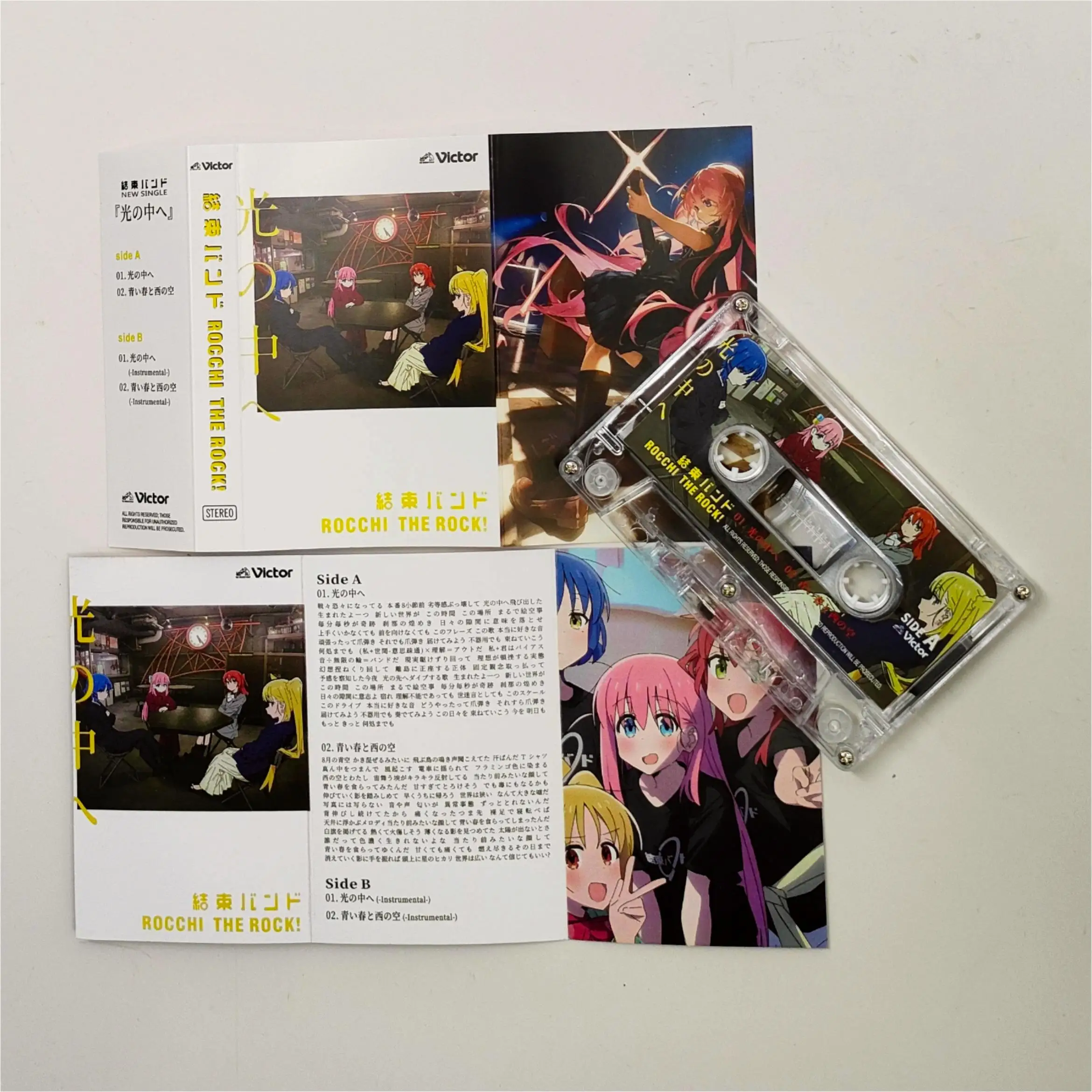 

Музыкальная лента с героями мультфильмов, кисоку банндо, Хасегава, иками, альбом «THE ROCK OST», кассета, косплей-рекордер, Автомобильный плеер, звуковая дорожка, коробка