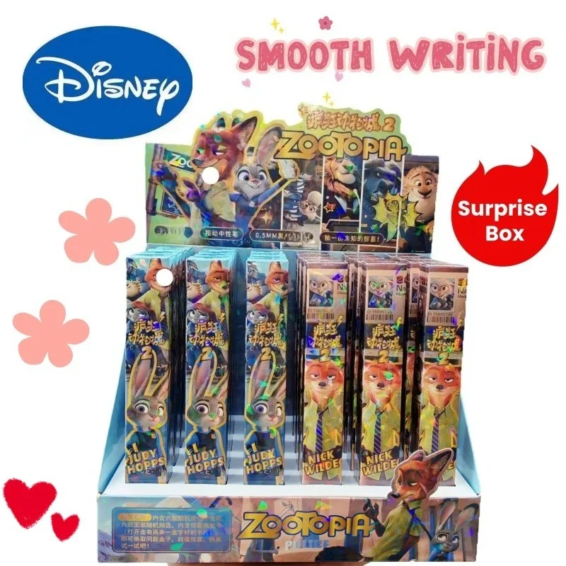 

Disney Judy Hopps Nick Wilde Gary New Creative Surprise Blind Box Pen Cartoon Animation Student Brush Writing Smooth Gel Pen