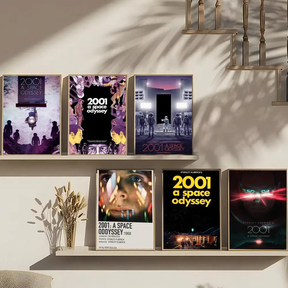 2001 A Space Odyssey Poster Art print wall decor ideal for living room, bedroom, bar, parlor, and home gifting