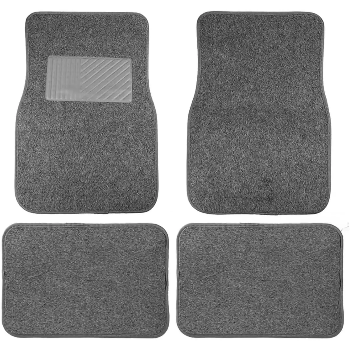 Juegos de Alfombra para Coche Universal, Alfombrillas Flocado Duradero para Automóvil, Juego de 4 Moquetas Antideslizantes de PVC, Adecuado para Todo Tipo de Vehículos Protección para Turismo Completo