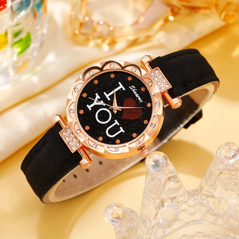 ساعة كوارتز جديدة وسيم وعصرية للزوجين، مجموعة أزياء من خليط معدني للارتداء اليومي وحفلات أعياد الميلاد وعيد الميلاد وعيد الميلاد