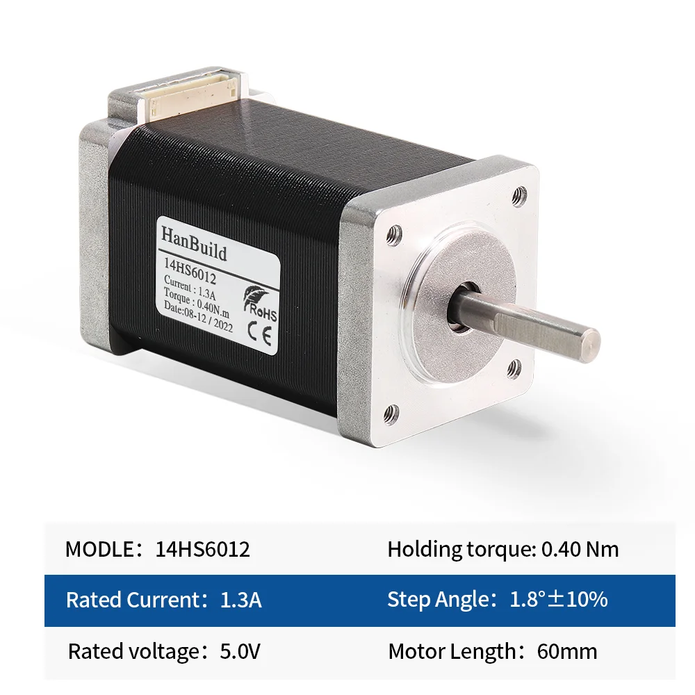 35 Stepper Motor NEMA14 35x60mm 1.2A 0.4N.m 14HS6012 Motor 60mm for 3D Medical machinery accessories