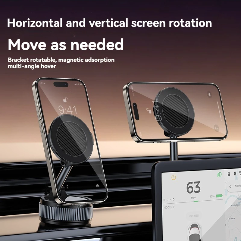 

360°degree rotating suction cup car holder with high magnetic mobile phone convenient holder vacuum holder without magnetic G66