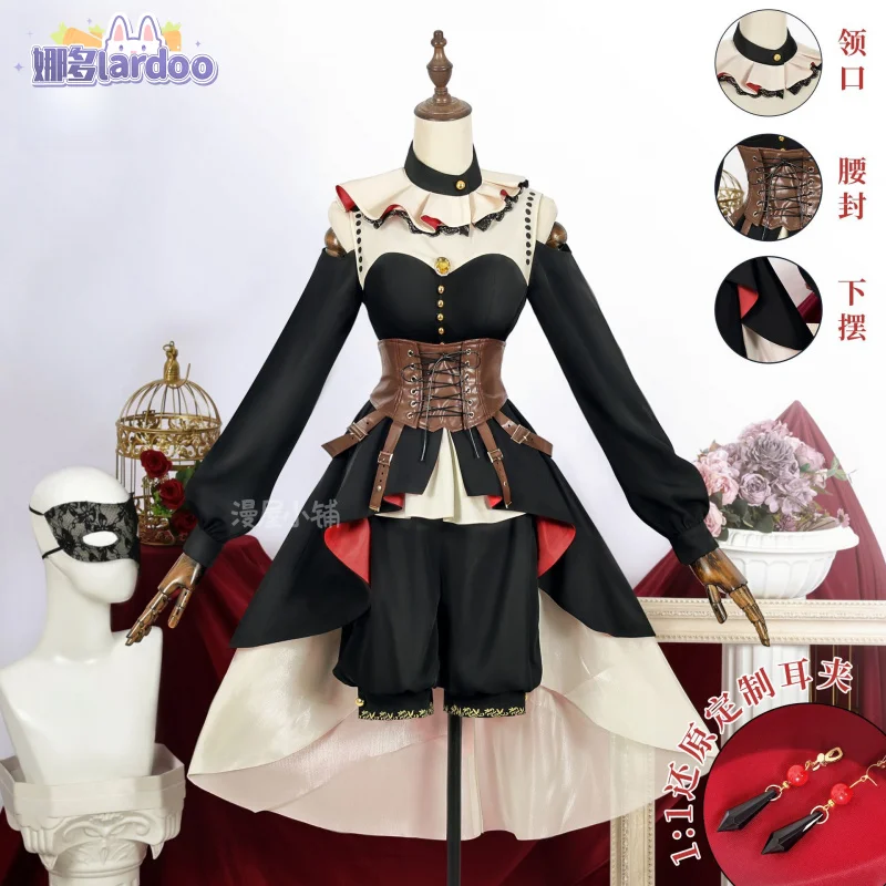

BanG Dream Ave Mujica Doloris Misumi Uika Косплей Костюм Униформа Хэллоуин Карнавал Вечеринка Рождество Игра Ролевая Одежда Одежда