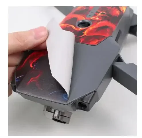 Wrap Waterproof body Skin Decals Battery Remote Controller Sticker Suit for DJI  MAVIC PRO BRITAIN FLAG/ROAR FLAMES/CARBON