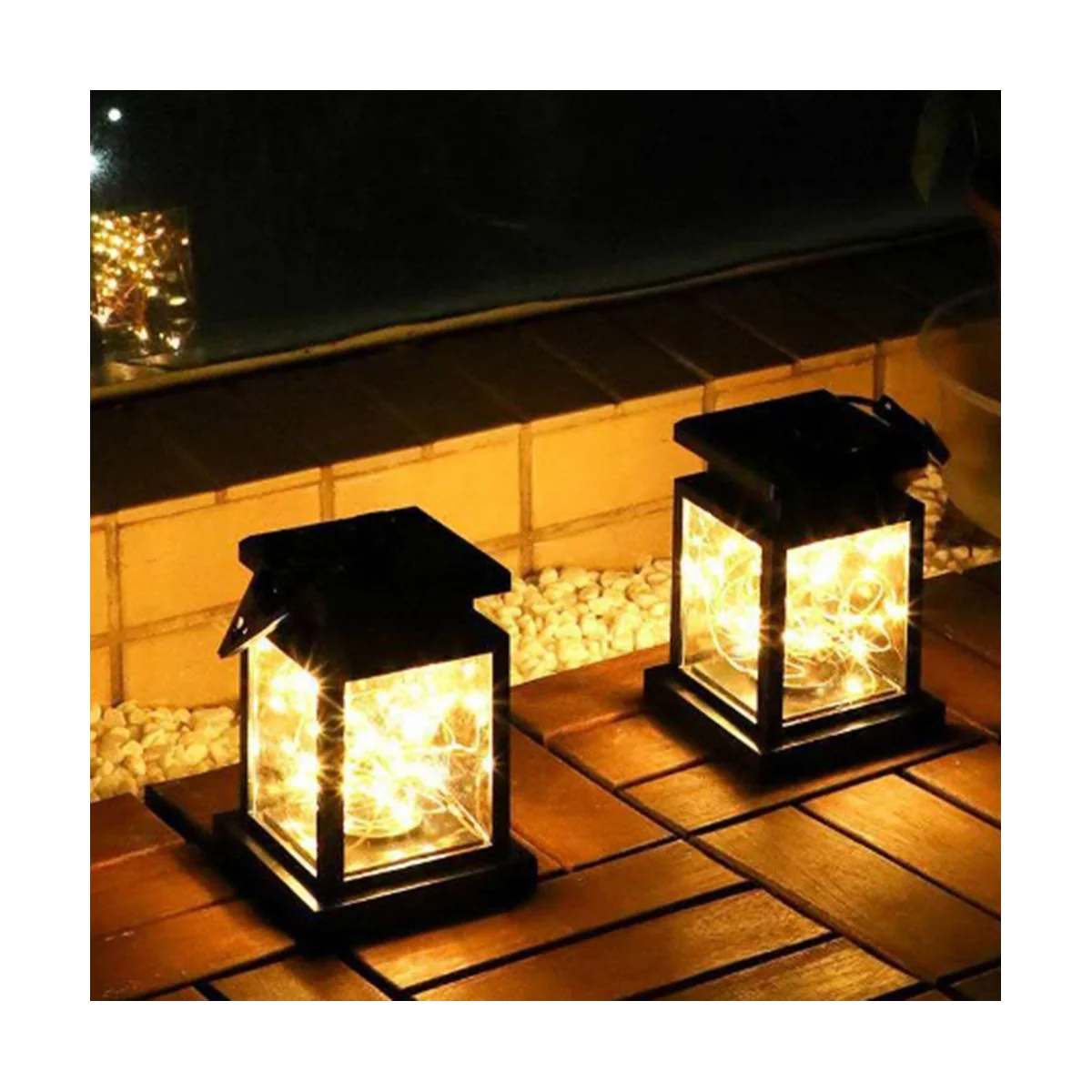 Solar Tent Light Outdoor Star Light Yard Decorations Waterproof Garden Christmas LED Lawn Lamp Landscape Light