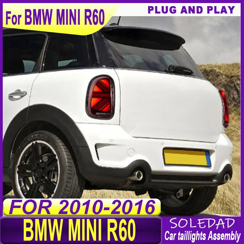 Car Taillights For BMW Mini Countryman R60 2010-2016 LED Moving Turn Signal Brake Reverse Tail Light Car Styling