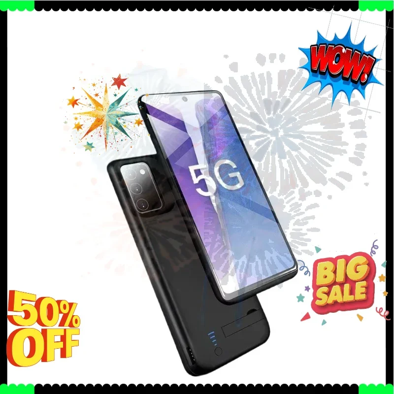 SWZY 10000mAh Battery Charger Case for Samsung Galaxy S20 S22 Note 10 20 Plus Ultra 5G Note 20 5G USB Power Bank Charger Case