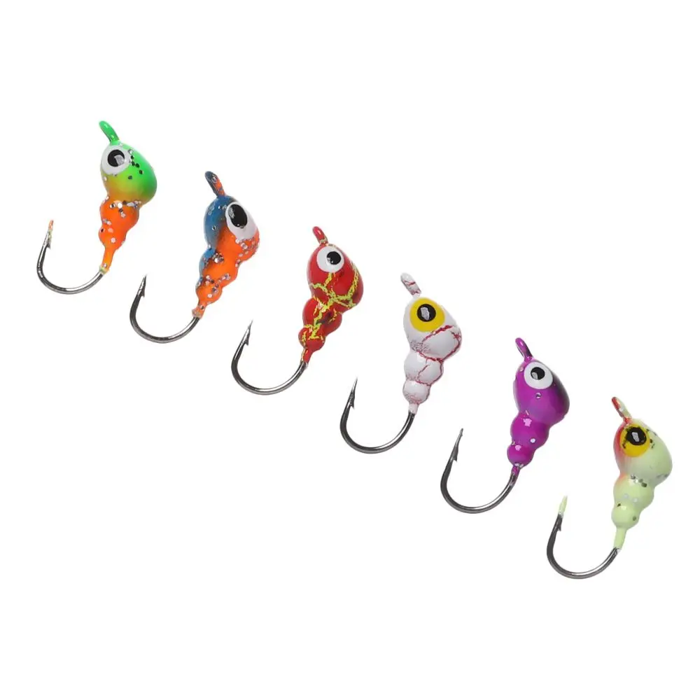 0.5g 0.8g 1.3g Walleye Balancer Winter Ice Fishing Lure Ants Shaped Lead Hard Hook AD-Sharp