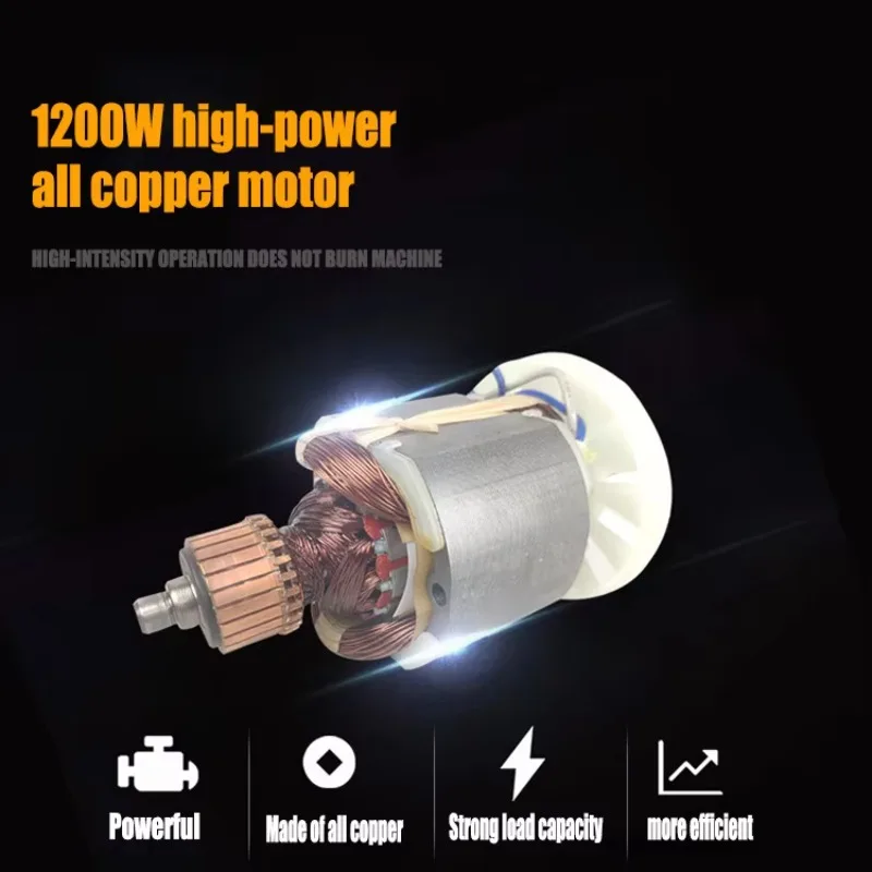 Martello rotante senza fili Avvitatore a percussione Batteria Utensile elettrico Kit trapano Martello rotante elettrico