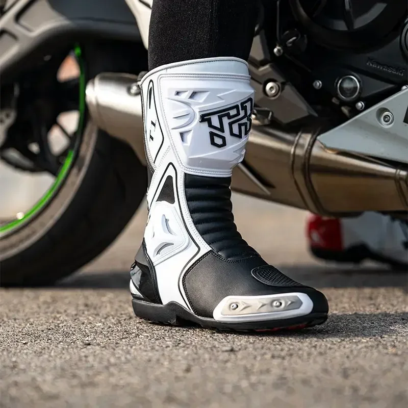 

Motocross Boots Men's Women Racing Boots Safe Riding Waterproof Anti Fall Wear-resistant Motorcycle Boots Equipment Rally Shoes