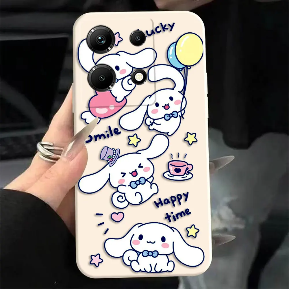 

Cartoon Dog C-Cinnamoroll Phone Case For Infinix S5 GT 20 CAMON 15 16 30 30S POVA 4 NEO SPARK 6 SMART 7 8 9 10 HD PRO TPU Case