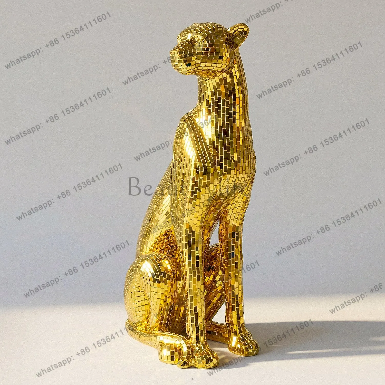 

Handmade patch decoration home living room entrance ornament medium leopard
