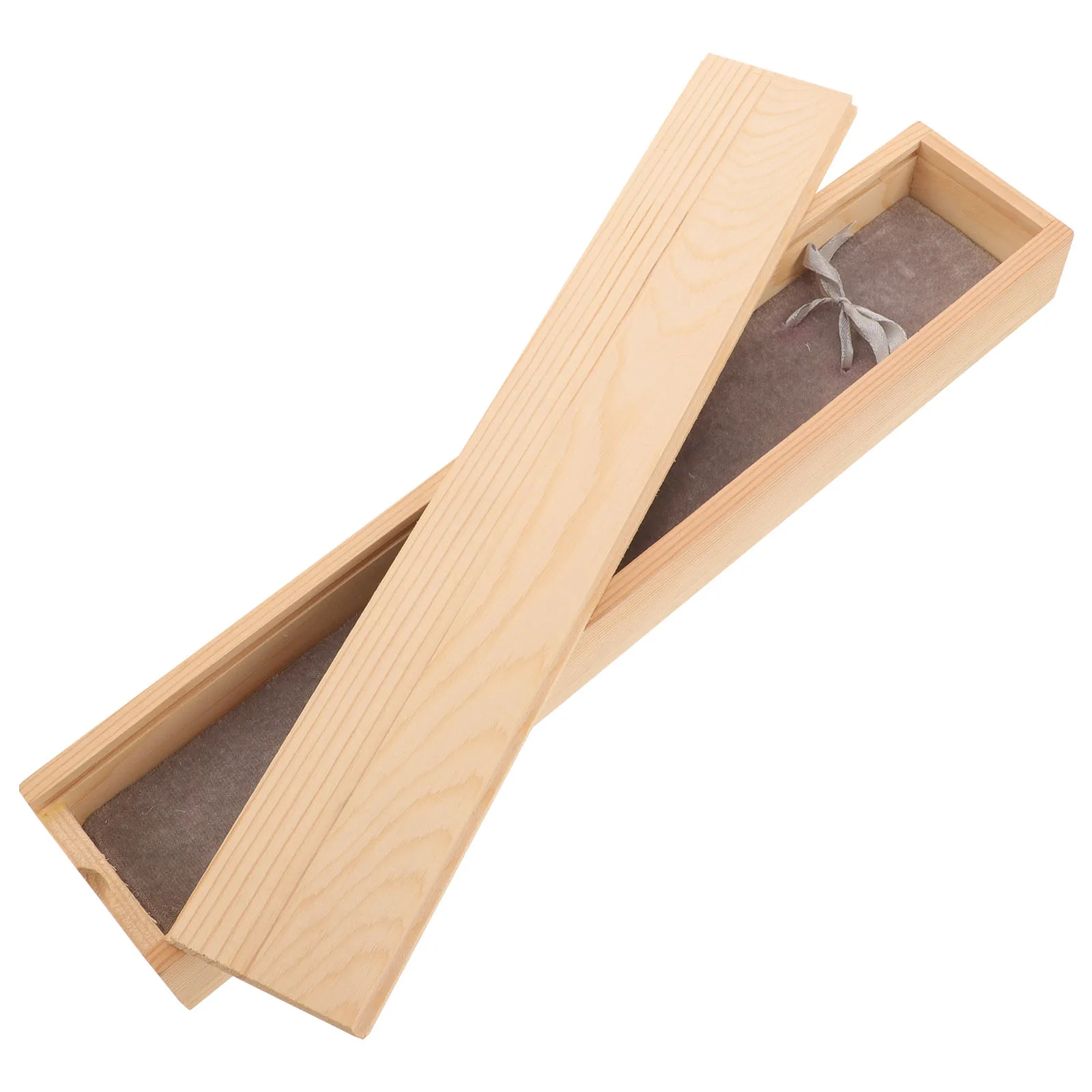 

Brush Gift Box Calligraphy Case Pens for Writing Wooden Chinese Holder Paint Storage Container Single
