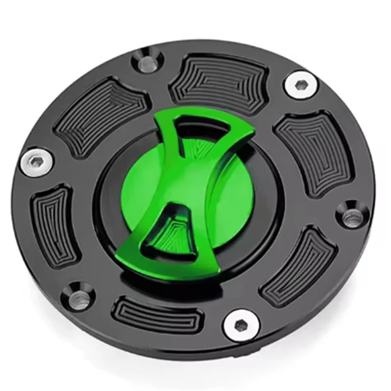 مبتكرة غطاء زيت الدراجة النارية غطاء خزان الوقود لكاواساكي نينجا 250 300 EX250 EX300 ER250 ER300 Z250 Z300 الملحقات