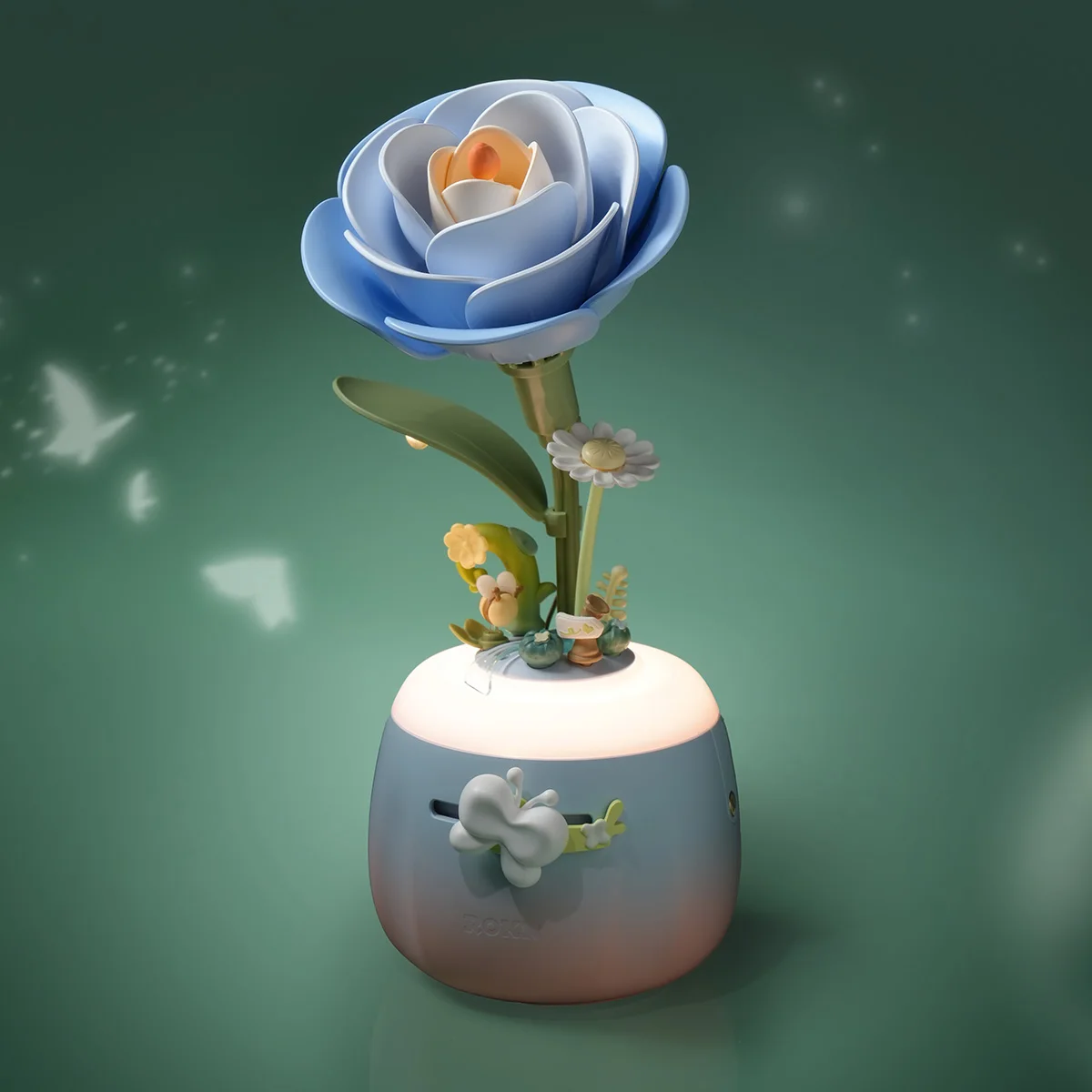 

Ночник Robotime Starry Camellia для спальни, 3D светодиодная лампа с цветком, романтический домашний декор, Рождественский подарок для женщин, девочек, жены