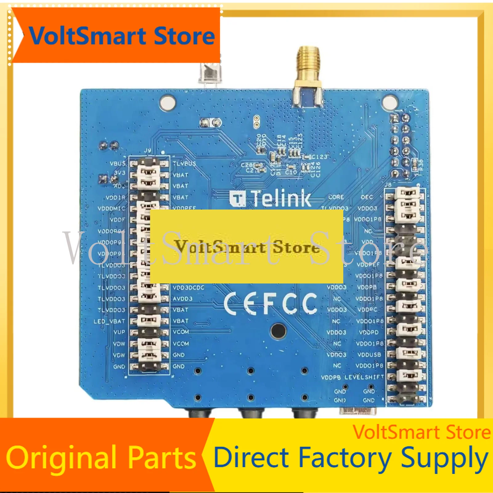 VoltSTelink TLSR8278 Development Board TLSR8278DK48 Evaluation Board, Featuring The TLSR8278F1KET48 Chip