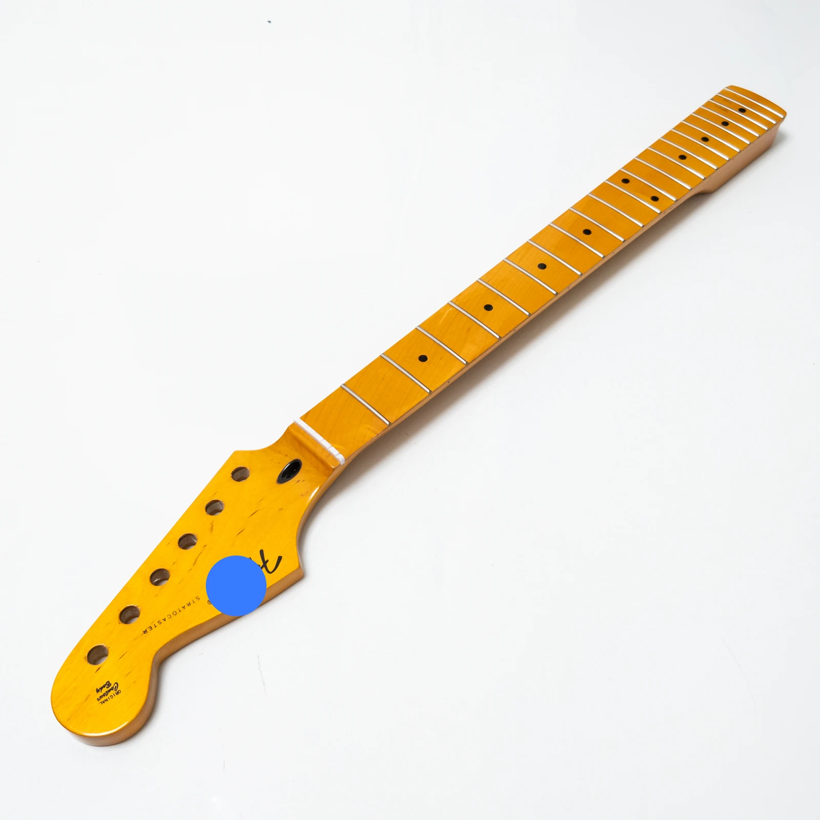 

Electric Guitar Neck Bright Yellow 22 Frets Maple Fingerboard 12.5" Radius For ST Electric Guitar Replacement parts