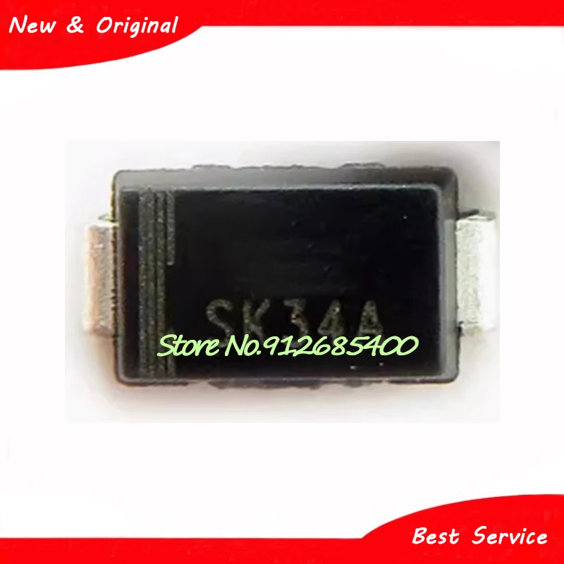 10 Pcs/Lot SK34A-LTP SK34A 40V 3A SMA New and Original In Stock