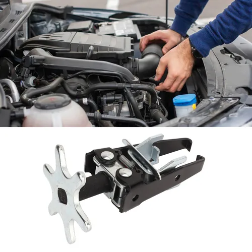 Imagen 2 del producto Compresor de resorte de válvula superior, fuerza de tracción fuerte, fácil de operar, válvula de interruptor giratorio, Kit de herramientas de extracción de resorte para automóviles