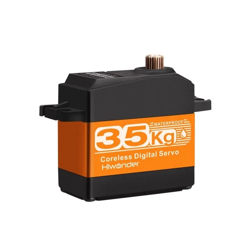 HPS3518SG 35 كجم HighSpeed Coreless Servo معدات معدنية كاملة من الفولاذ المقاوم للصدأ لكلب الروبوت رباعي الأرجل من Hiwonder #3