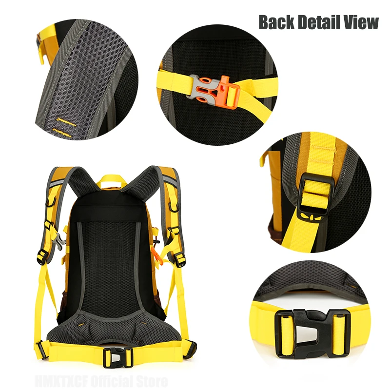 Outdoor wandelen bergbeklimmen tas met grote capaciteit en afneembare draagbeugel Camping reistas voor mannen en vrouwen