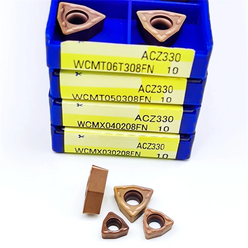 WCMT050308 WCMT040208 WCMT06T308 FN FN fresa tornio CNC utensili di tornitura lama in lega dura WCMT WCMX