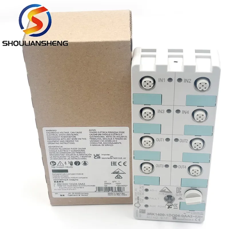 Brand Industrial Automation PLC PAC Dedicated Controller 3RK1400-1DQ04-0AA3 with Logic Programming and 1 Year Warranty