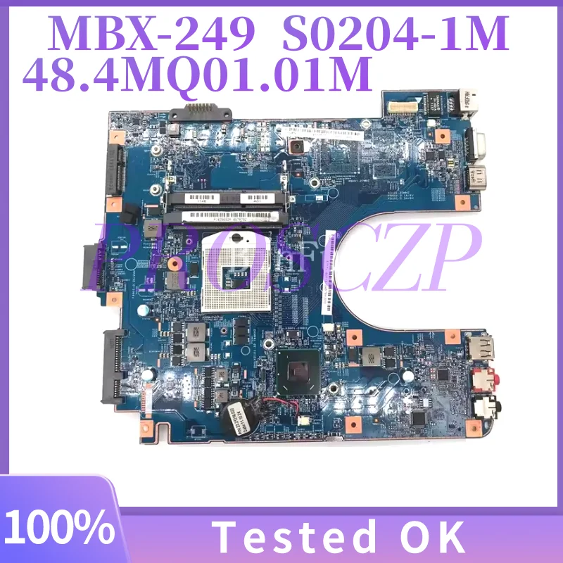 Placa-mãe S0204-1M para laptop Sony VPCEH MBX-249 48.4MQ01.01M HM65 SLJ4P Notebook 100% totalmente testada funcionando bem