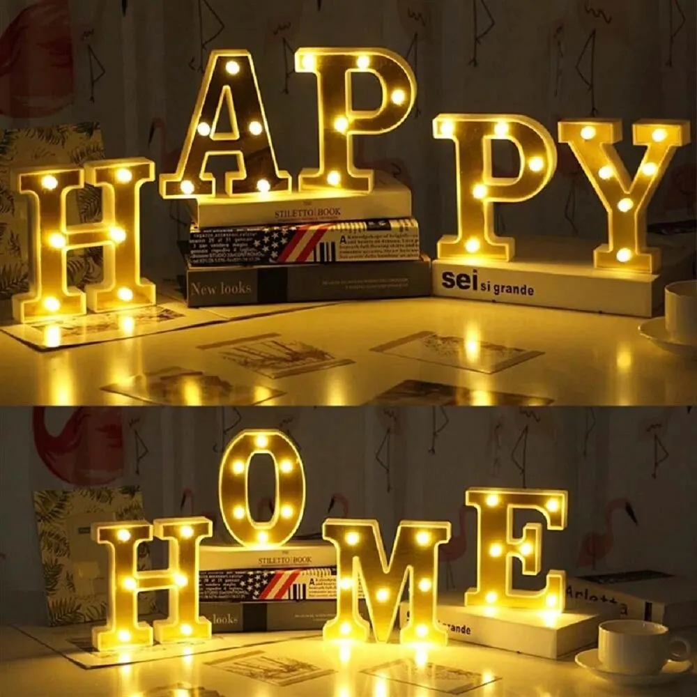 Decorative Led Illuminated 3d Letter U Big Size Organization Birthday, Marriage Proposal, Celebration