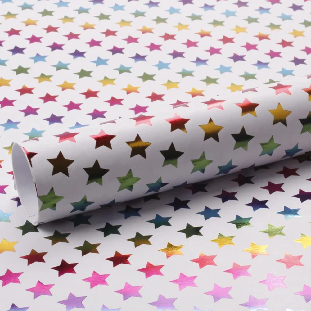

3pcs Gift Wrapping Paper Star Dot Hearts Pattern DIY Projects Flower Packaging Party Decorations Bouquet Wraps Holiday