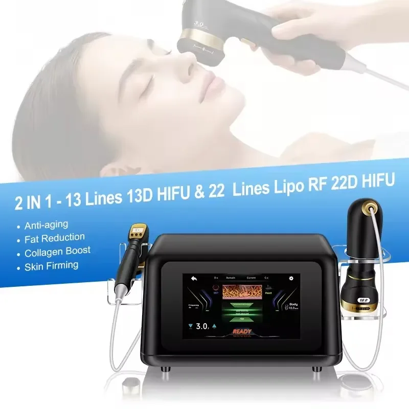 22D MAX HIFU Beauty Equipment Latest Model Facial Tightening Slimming Fat Reduction Professional Skin Care Machine