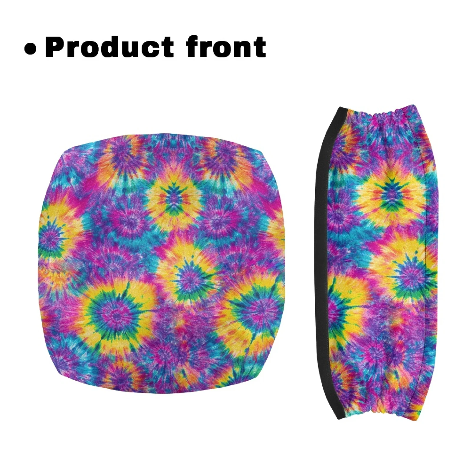 Coloranimal Hand Washable Quick Installation 2PCS Walker Cover for Elderly for Outdoors Tie Dye Design