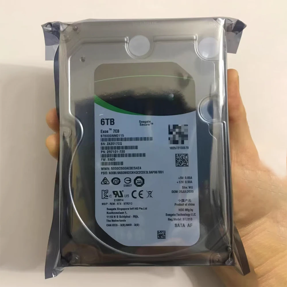 ST6000NM0115 For Seagate Server Hard Disk 6TB SATA 7.2K 3.5