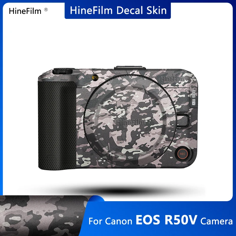 Hinefilm peau pour Canon EOS R50 V appareil photo dcalcomanie peau EOS R50V couverture pour Canon EOSR50V appareil photo autocollant film de protection